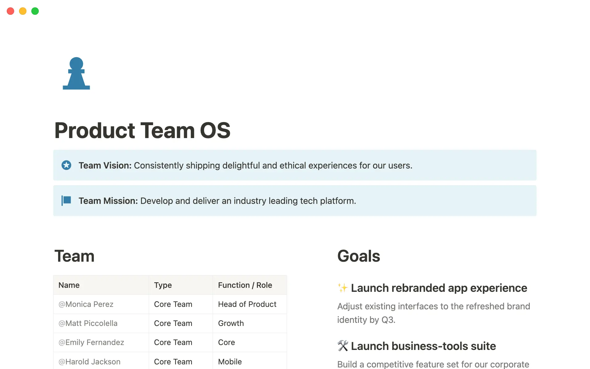 팀 홈을 사용해 팀의 핵심 정보를 다양한 협업 파트너와 공유하세요.