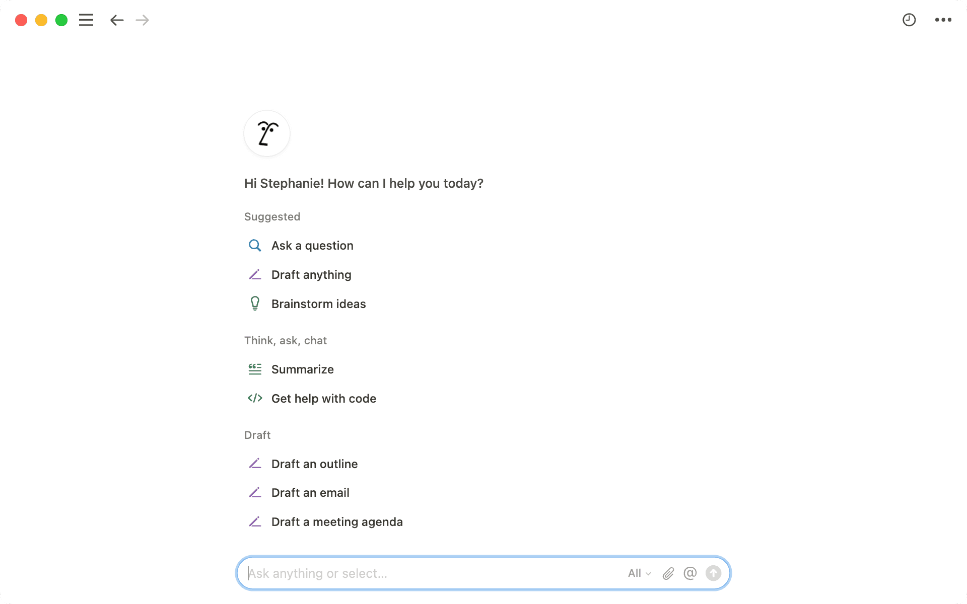 Notion AI 글쓰기 보기