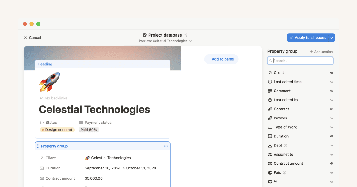 Erstelle den perfekten Workflow mit anpassbaren Layouts