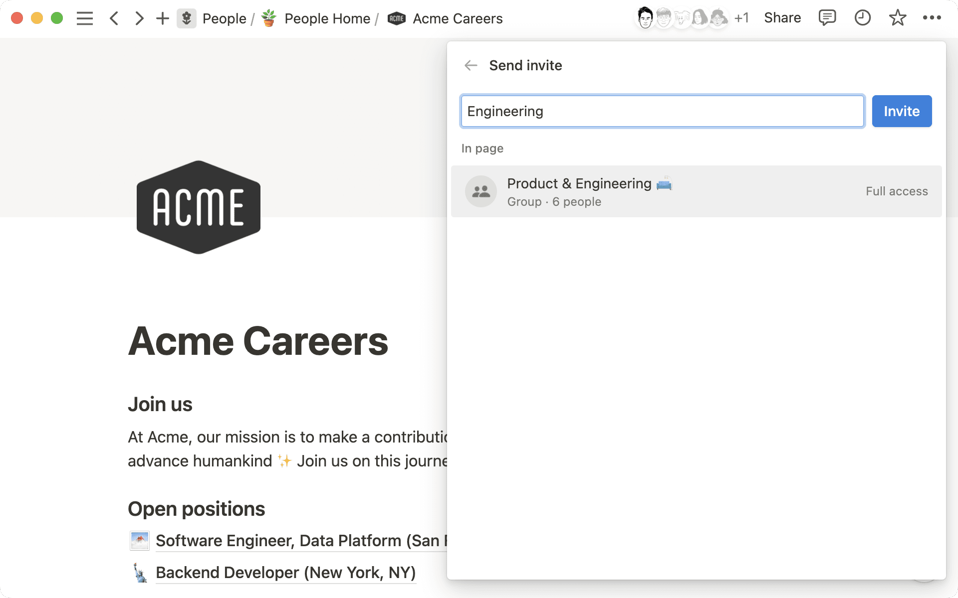 공유와 권한 - 그룹과 공유